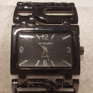 Lane Bryant Quartz Black Metal Watch
